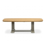 Brighton stoel-bank loungeset - verstelbaar 5 personen | aluminium + teak | beige | 4-delig
