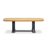 Brighton stoel-bank loungeset - verstelbaar 5 personen | aluminium + teak | antraciet | 4-delig