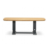 Brighton stoel-bank loungeset - verstelbaar 5 personen | aluminium + teak | antraciet | 4-delig