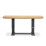 Brighton stoel-bank loungeset - verstelbaar 5 personen | aluminium + teak | antraciet | 4-delig