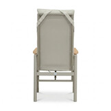 Brighton dining tuinstoel | aluminium + teak | beige