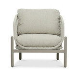 Puglia stoel-bank loungeset 5 personen incl. tafels | touw + aluminium | beige | 5-delig