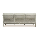 Puglia stoel-bank loungeset 5 personen incl. tafels | touw + aluminium | beige | 5-delig