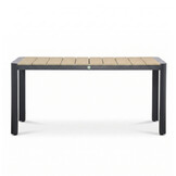 Liverpool dining tuintafel 4 personen | polywood + aluminium | Natural Wood | 160cm