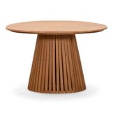 Palau/Bella zwart dining tuinset | 4 personen | teakhout + touw | Ø120cm rond