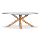 Livorno/Bella zwart dining tuinset | 4 personen | polystone + touw | 200cm
