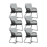 Gianna dining tuinstoel set van 6 | touw + aluminium | Stone Grey