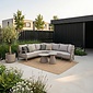 LUX outdoor living Merida hoek loungeset | aluminium + touw | beige | 5-delig - 275x232cm