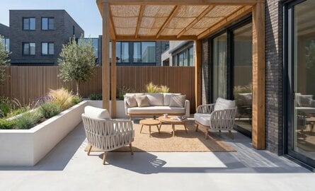 Gezellige zithoek in de tuin creëren