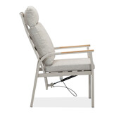 Panama/Annecy beige dining tuinset | 6 personen | polywood + aluminium | 260cm Deens ovaal