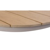 Panama/Annecy beige dining tuinset | 6 personen | polywood + aluminium | 260cm Deens ovaal