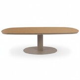 Panama/Annecy beige dining tuinset | 6 personen | polywood + aluminium | 260cm Deens ovaal
