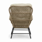 Dex loungestoel tuin | touw + aluminium | Sahara Dust