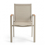 Rhodos dining tuinstoel | aluminium | beige