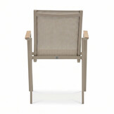 Rhodos dining tuinstoel | aluminium | beige
