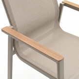 Rhodos dining tuinstoel | aluminium | beige