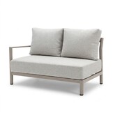 Merida hoek loungeset incl. stoel | aluminium + touw | beige | 5-delig