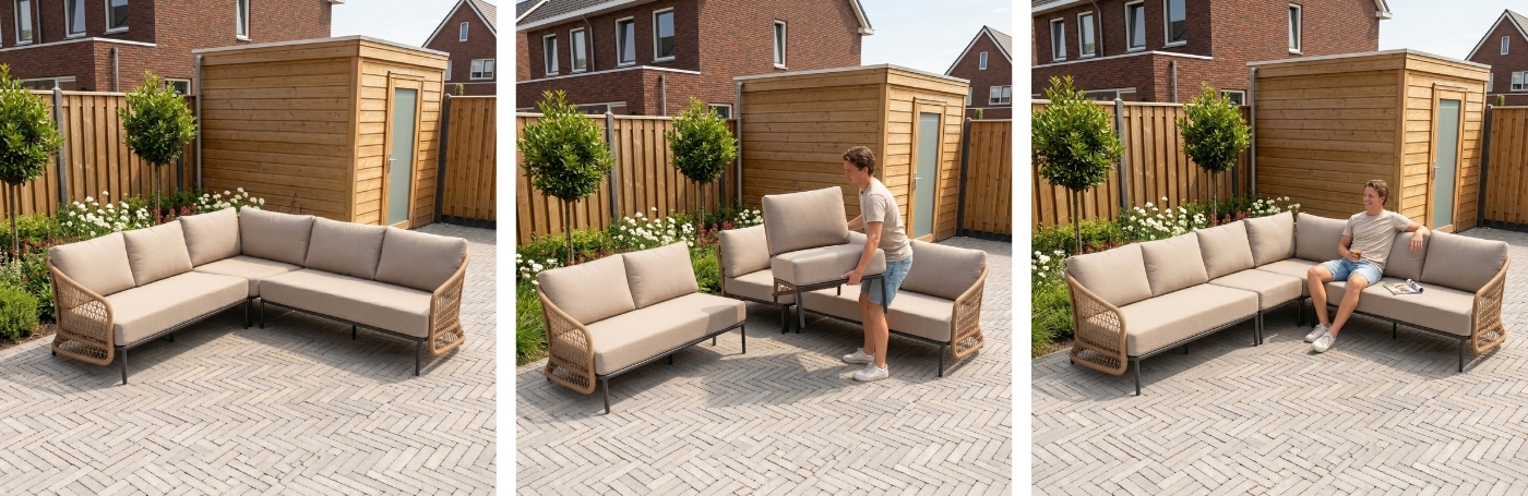 Tussen-module-loungeset