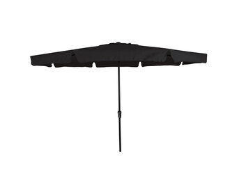 Rhodos stokparasol Ø350cm | zwart