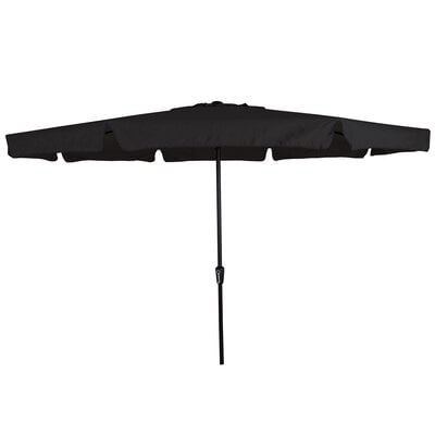 Rhodos stokparasol Ø350cm | zwart