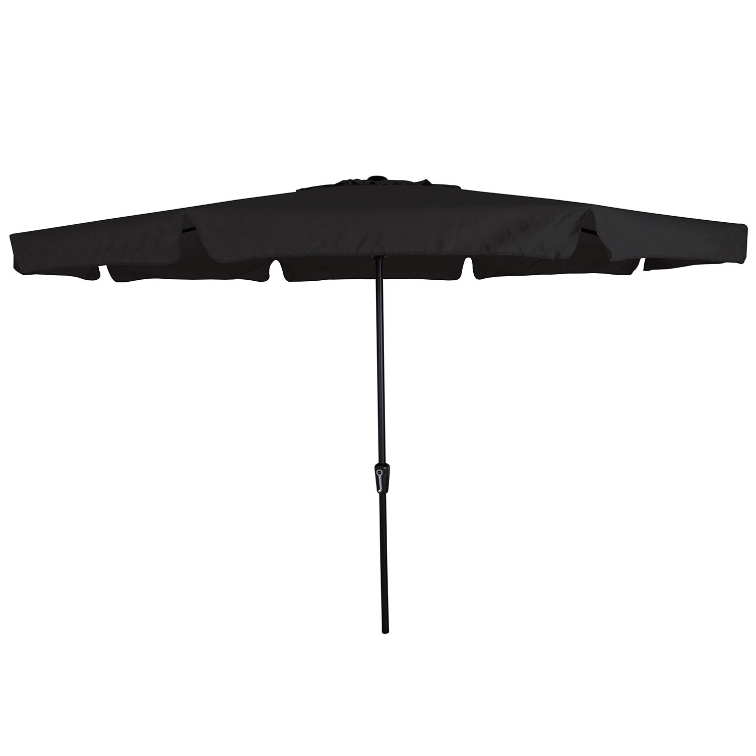 Rhodos stokparasol Ø350cm | zwart