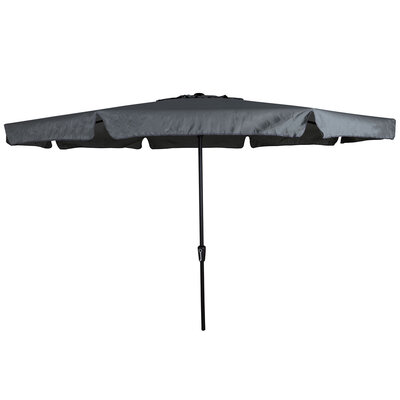 Rhodos stokparasol Ø350cm | grijs