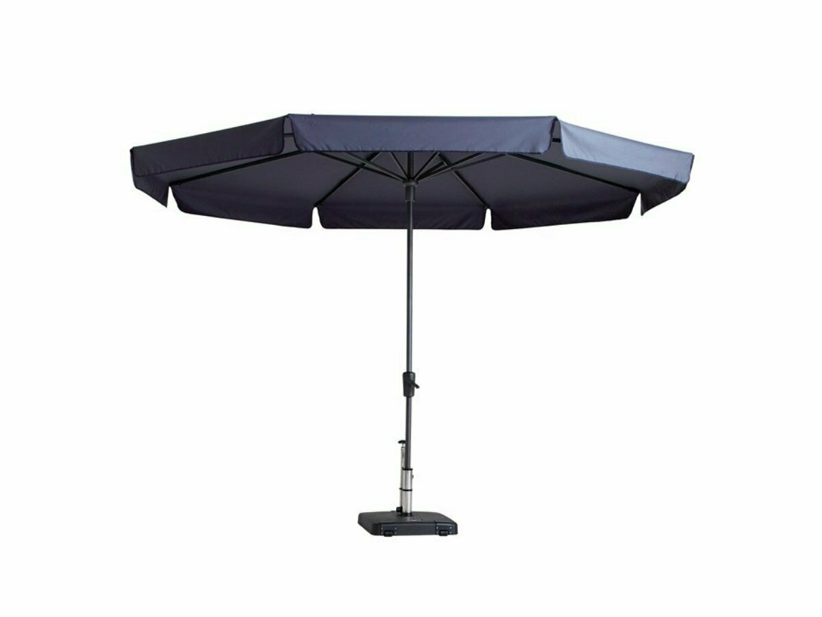 Syros luxe stokparasol Ø350cm | Safier Blue