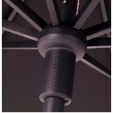 Syros luxe stokparasol Ø350cm | Safier Blue
