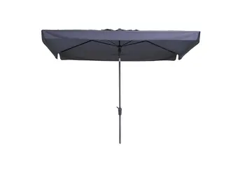 Delos luxe stokparasol 300x200cm | Safier Blue