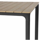 Arezzo/Seville zwart dining tuinset | 6 personen | | 200cm