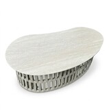 Sunvera stoel-bank loungeset | touw + aluminium | beige | 4-delig