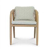 Serenza dining tuinstoel | touw + aluminium | beige
