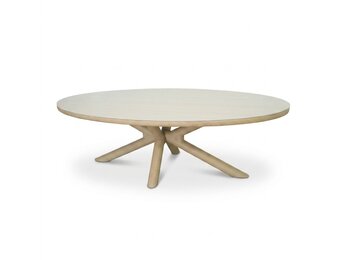 Serenza dining tuintafel | sintered stone + aluminium | Marble | 240cm ovaal