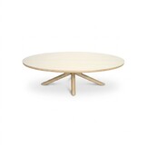 Serenza dining tuintafel | sintered stone + aluminium | Marble | 240cm ovaal