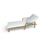 Bellagio ligbed | aluminium + touw | beige | 202cm