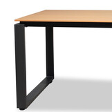 Helsinki/Femke beige/antraciet dining tuinset | 6 personen | polywood + touw | 210cm