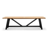 James/Portofino Stone Grey dining tuinset | 6 personen | teakhout + touw | 260cm