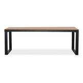 Kampa/Femke beige/antraciet dining tuinset | 6 personen | polywood + touw | 210cm