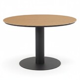 Panama/Portofino Stone Grey dining tuinset | 4 personen | polywood + touw | 120cm rond