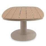 Panama/Cleveland beige dining tuinset | 6 personen | polywood + aluminium | 260cm Deens ovaal