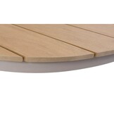 Panama/Cleveland beige dining tuinset | 6 personen | polywood + aluminium | 260cm Deens ovaal
