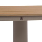 Panama/Cleveland beige dining tuinset | 6 personen | polywood + aluminium | 260cm Deens ovaal