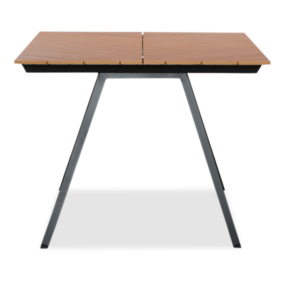 Sofia/Femke beige/antraciet dining tuinset | 4 personen | polywood + touw | 220cm