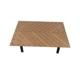 Sofia/Femke beige/antraciet dining tuinset | 4 personen | polywood + touw | 220cm