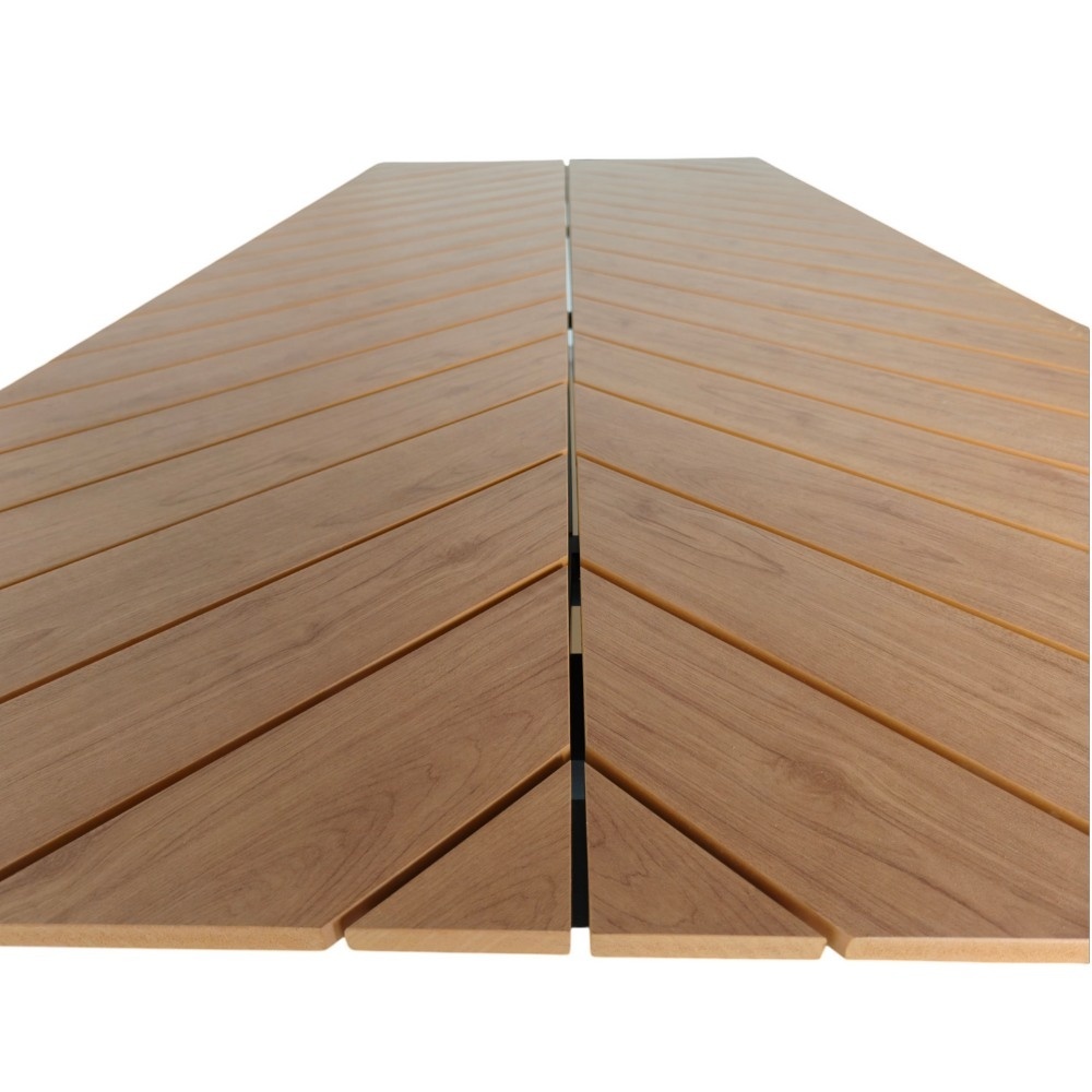 Sofia/Femke beige/antraciet dining tuinset | 4 personen | polywood + touw | 220cm