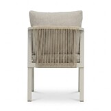 Texas/Calgary beige dining tuinset | 6 personen | polywood + touw | 260cm Deens ovaal