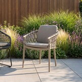 Texas/Cleveland beige dining tuinset | 6 personen | polywood + aluminium | 260cm Deens ovaal