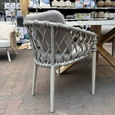 Texas/Cleveland beige dining tuinset | 6 personen | polywood + aluminium | 260cm Deens ovaal