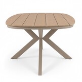 Texas/Cleveland beige dining tuinset | 6 personen | polywood + aluminium | 260cm Deens ovaal