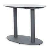 Orlando/Denver antraciet dining tuinset | 6 personen | staal + touw | 180cm